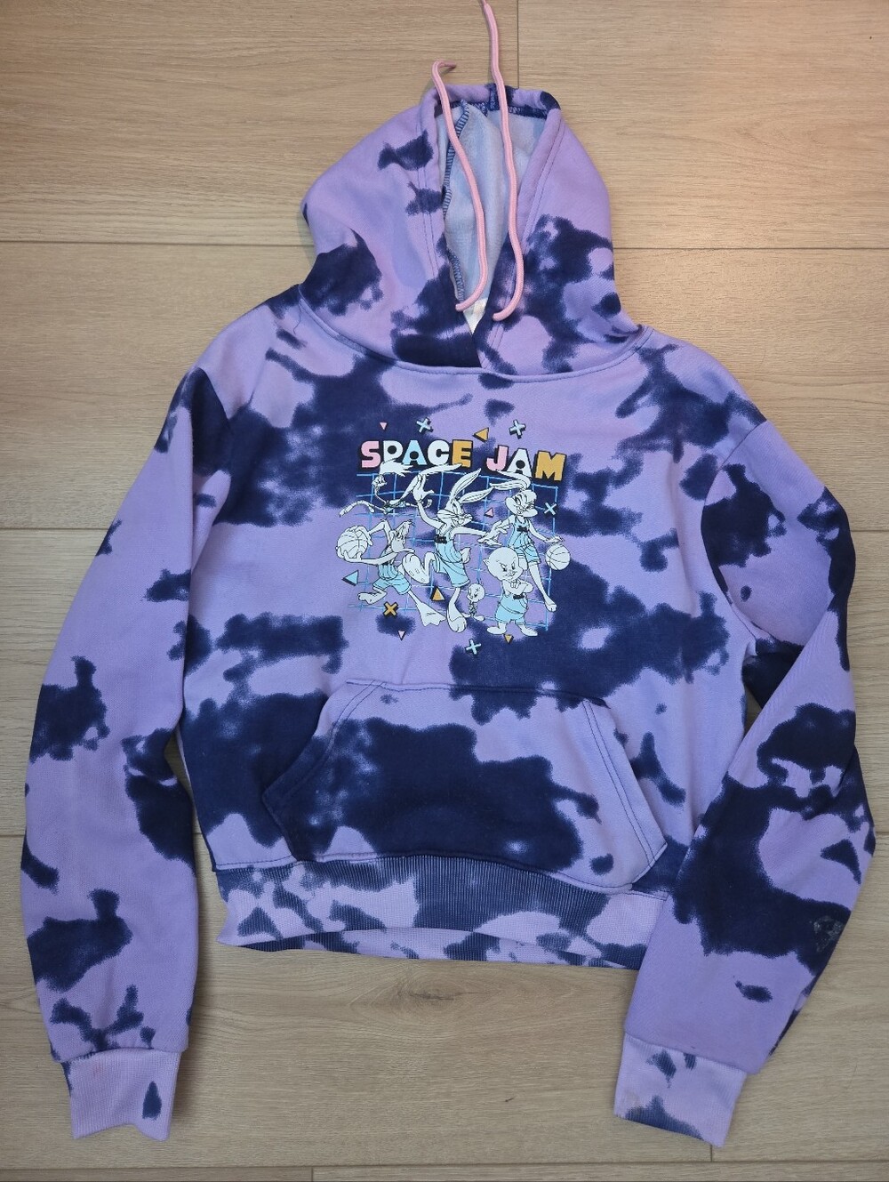 Space Jam Bugs Bunny Hoodie Space Jam RARE Purple Tie Dye